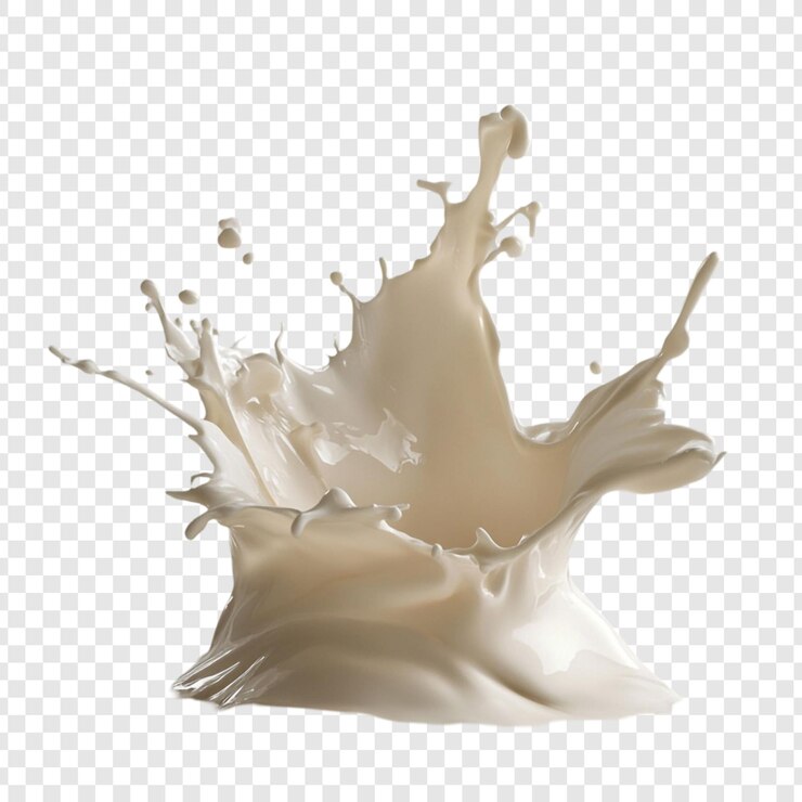 PSD gratuito creamy milk splash una explosión dinámica de delicias lácteas