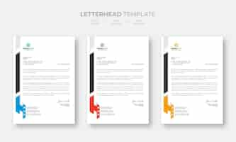 Gratis PSD creatieve moderne briefpapier sjabloon