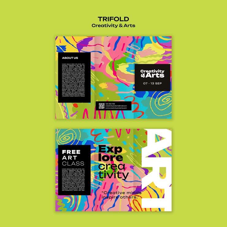 PSD Gratis creativity and arts template design