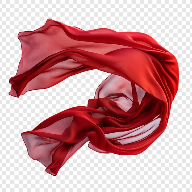 PSD gratuito crimson silk swirl: uno studio sul tessuto che scorre