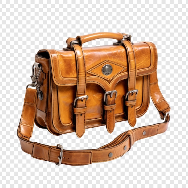 Gratis PSD crossbody tas geïsoleerd op transparante achtergrond