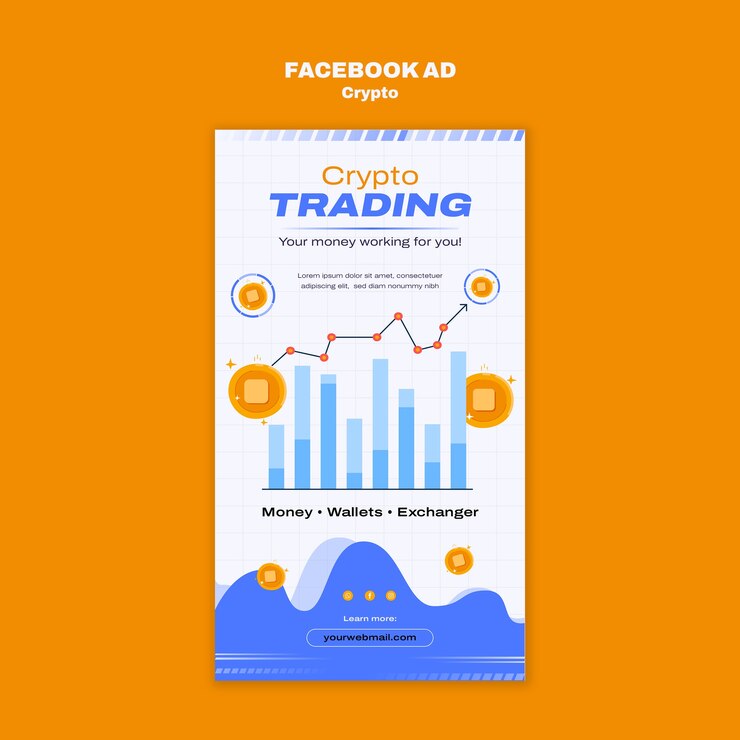 PSD Gratis crypto template design