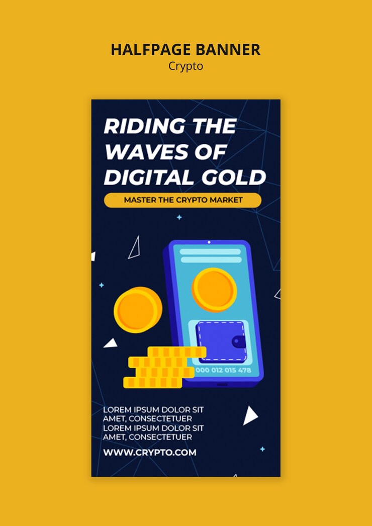PSD Gratis crypto template design