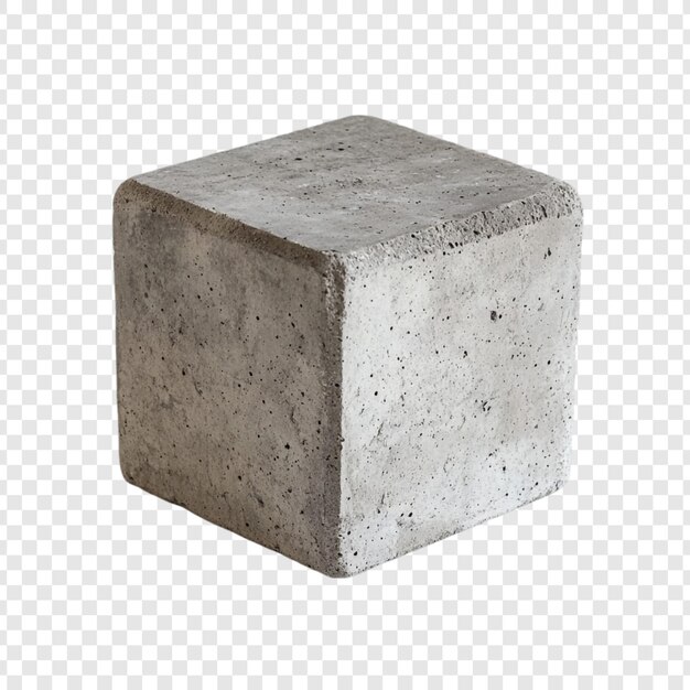 Cubo de hormigón Un estudio en textura y forma