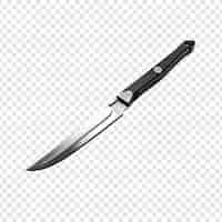 PSD gratuito cuchilla de un cuchillo aislado sobre un fondo transparente