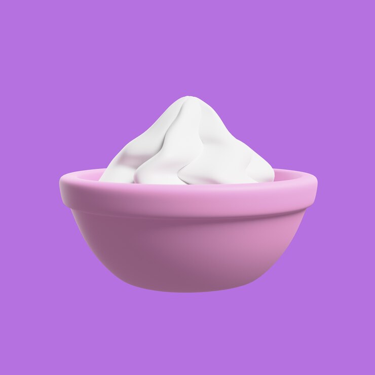 PSD gratuito cuenco de personaje de pastelero con harina