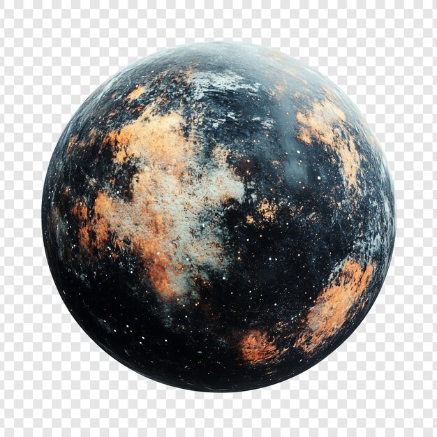 Cuerpo celeste Una representación digital de un planeta ficticio