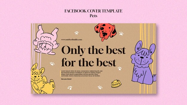Cuidando a las mascotas portada de facebook