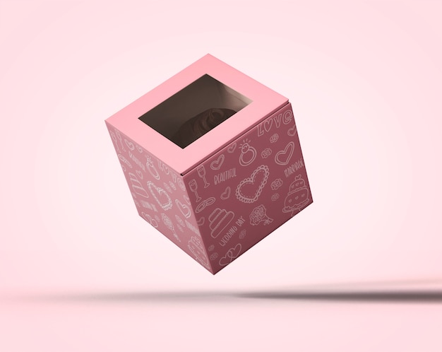 Cupcake-verpakking en brandingmodel