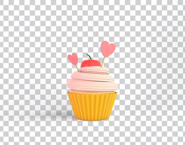 Gratis PSD cupcake