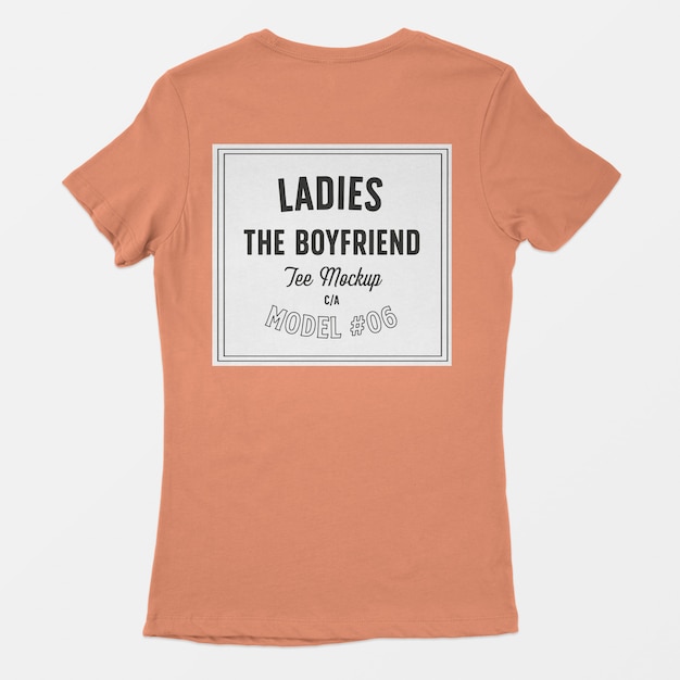 Dames het vriendje tee mockup