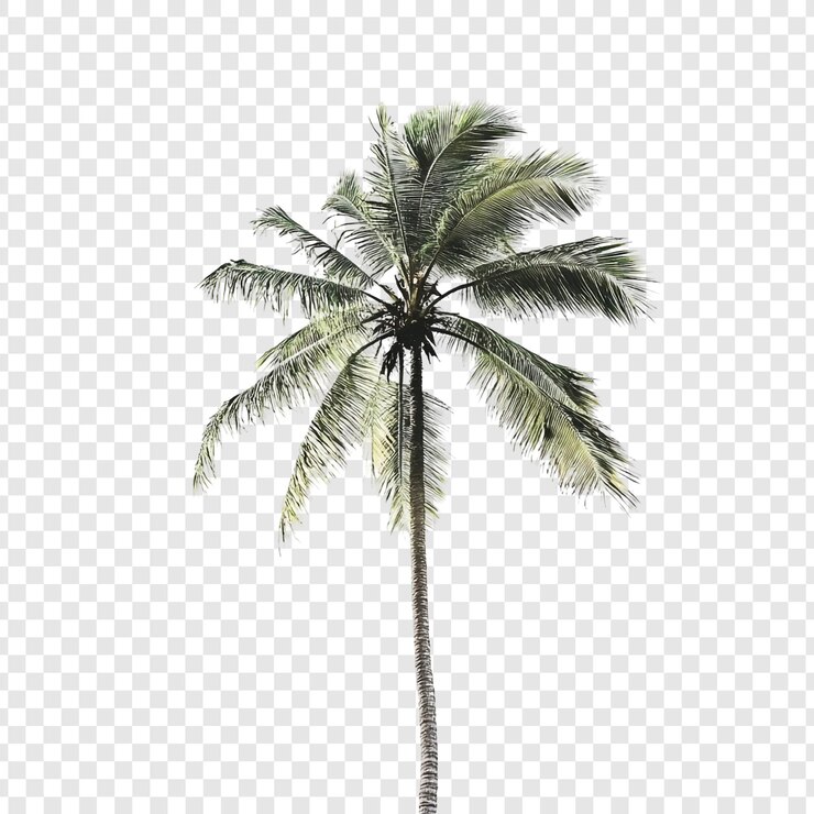 Gratis PSD de majestueuze kokospalm