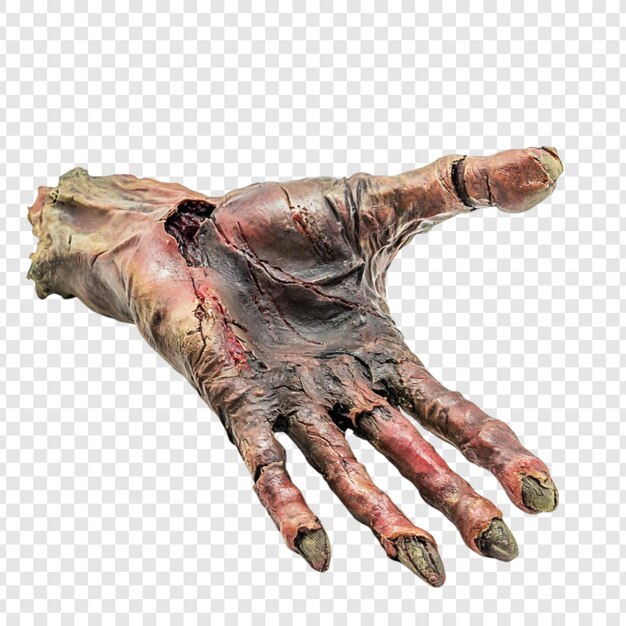 Decoración de Halloween con accesorios de mano de zombies en descomposición