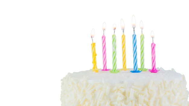 Decorazione di compleanno isolata