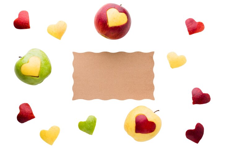 PSD gratuito decorazione di cuori isolata