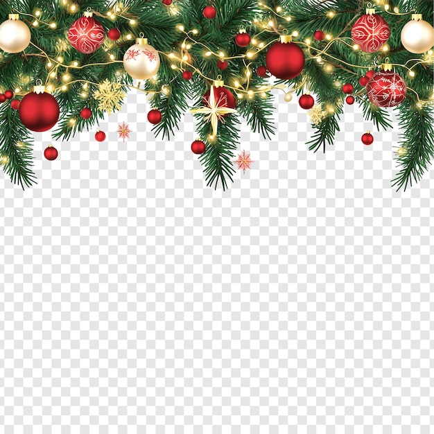 Decorazione natalizia festiva A Holly Jolly Holiday Border