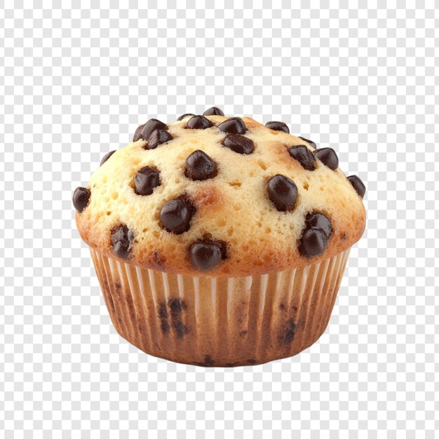 Delicioso chocolate chip muffin dulce regalo horneado bondad delicioso indulgencia
