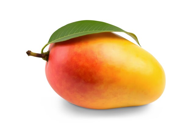 Un delicioso mango en el estudio.