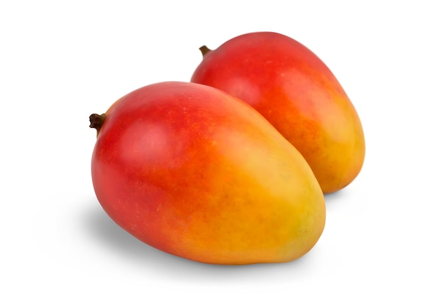 Un delicioso mango en el estudio.
