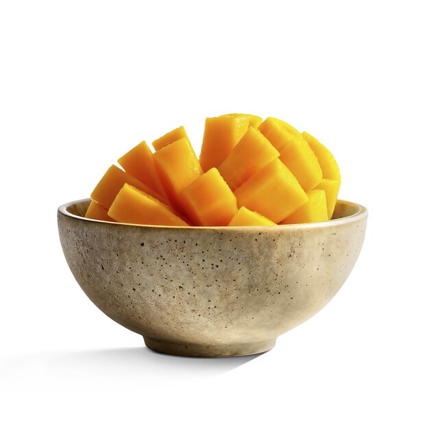 Un delicioso mango en el estudio.