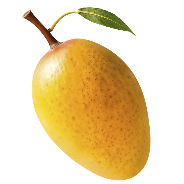 Un delicioso mango en el estudio.