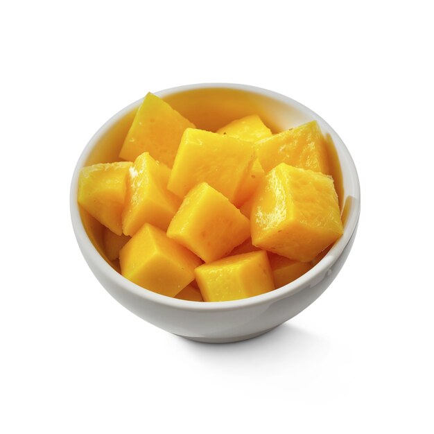 Un delicioso mango en el estudio.