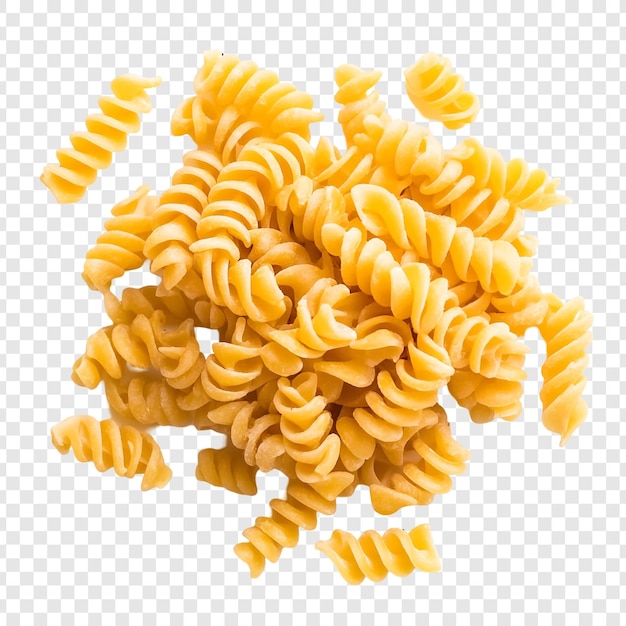 Un delicioso montón de pasta de rotini