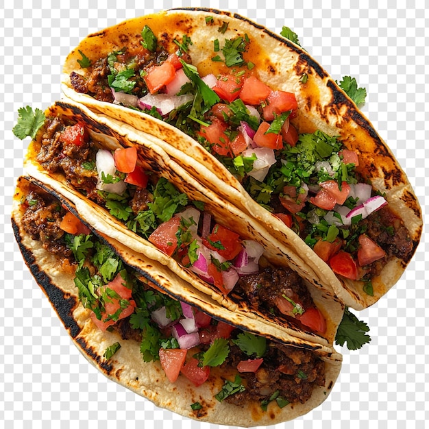 Deliciosos tacos mexicanos con rellenos sabrosos y ingredientes frescos