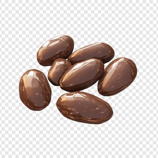 Deliziose cioccolatine mandorle dolci prelibatezze indulgenti spuntini dolci marroni