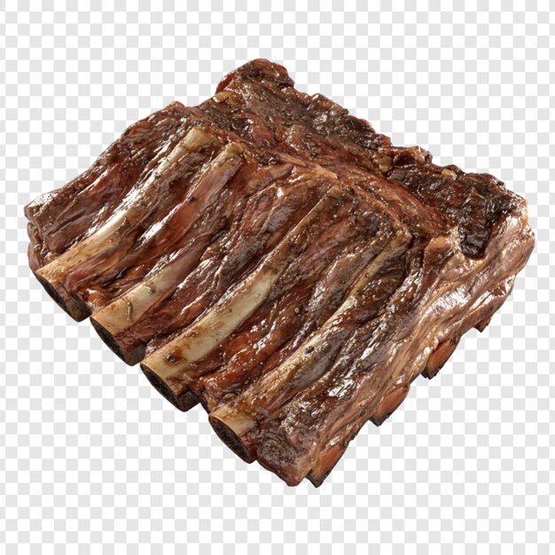 Deliziose costole di barbecue glaciate Carne tenera e succosa