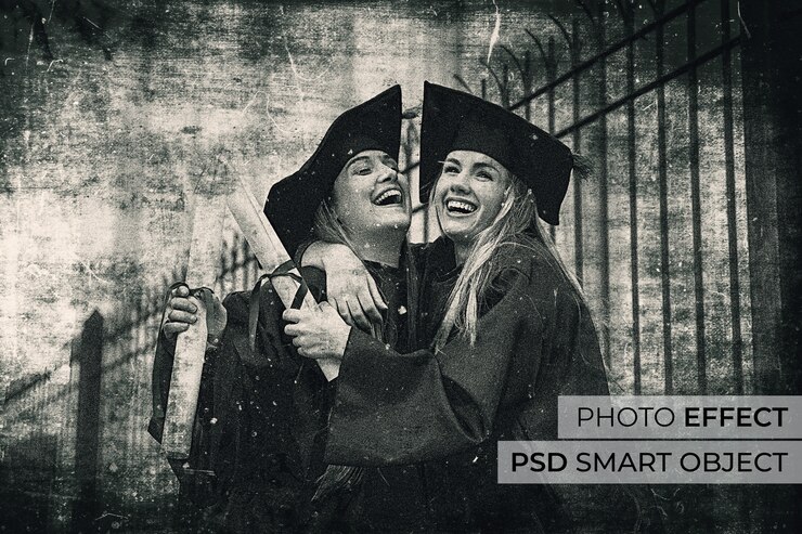 PSD Gratis desain efek foto grunge