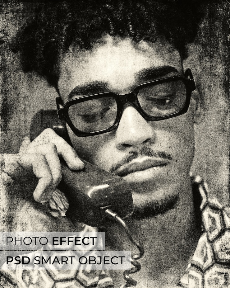 PSD Gratis desain efek foto grunge