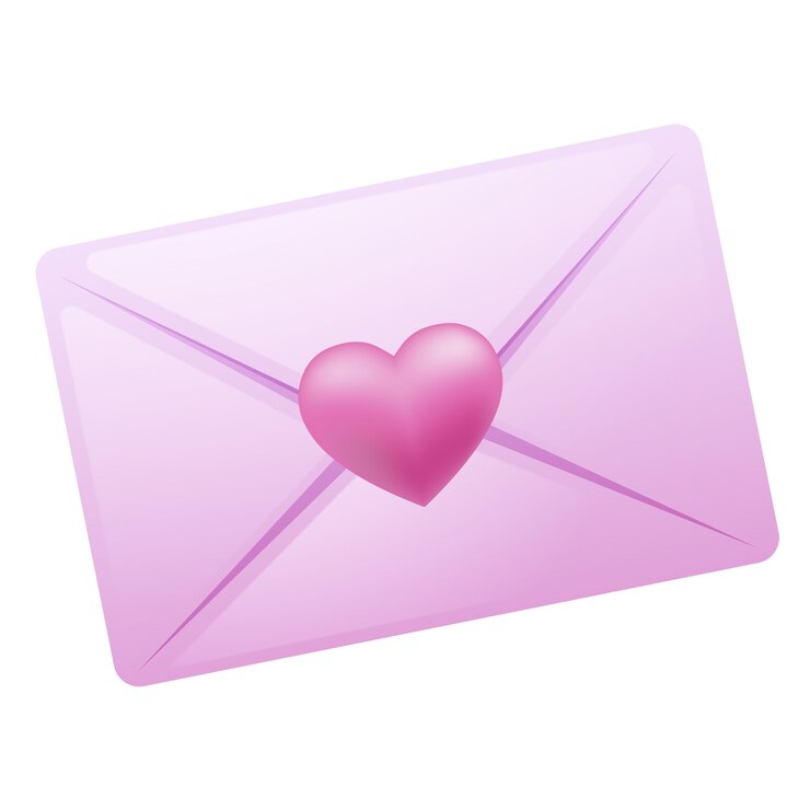 PSD Gratis desain ikon hari valentine