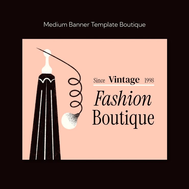PSD Gratis desain templat butik