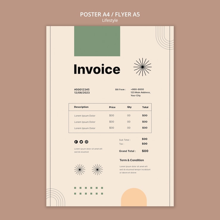PSD Gratis desain templat mode