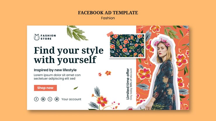 PSD Gratis desain templat mode