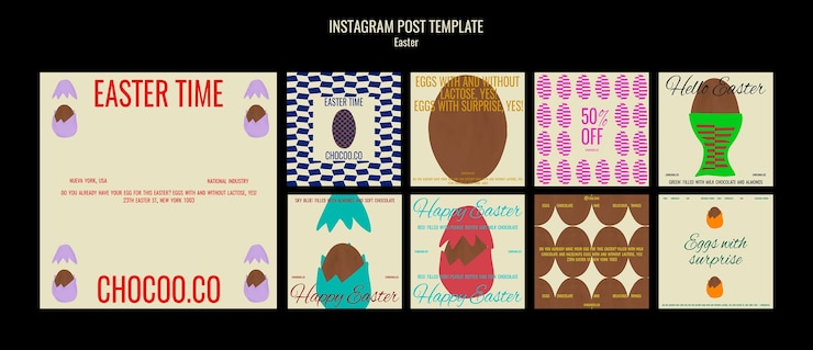 PSD Gratis desain templat paskah