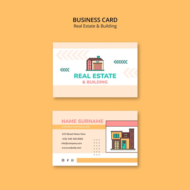 PSD Gratis desain templat real estat