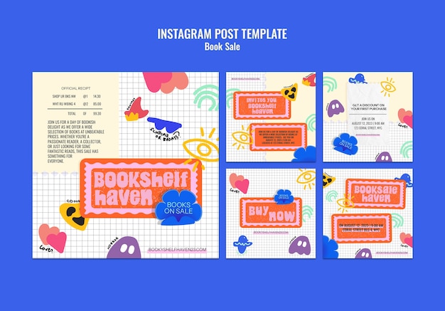 PSD gratuito descuentos para estudiantes publicaciones de instagram