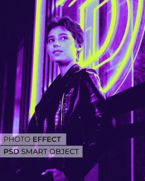 Design a effetto fotografico di casa acida
