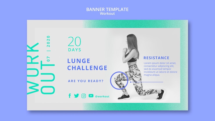 PSD gratuito design del banner sfida affondo