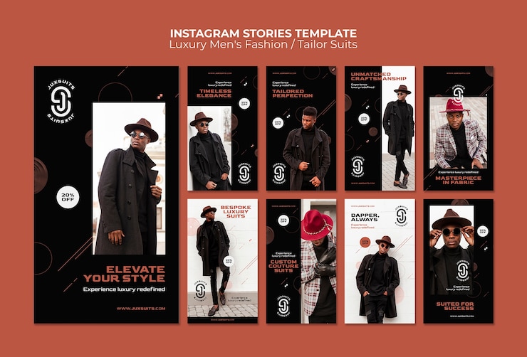 PSD gratuito design del modello di moda maschile di lusso