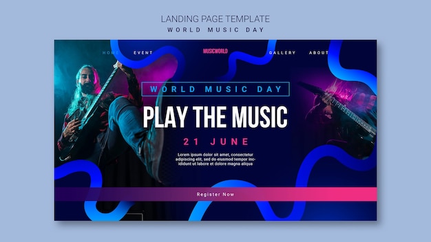 Design del modello di musica gradiente