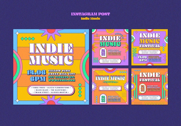 Design del modello di musica indie