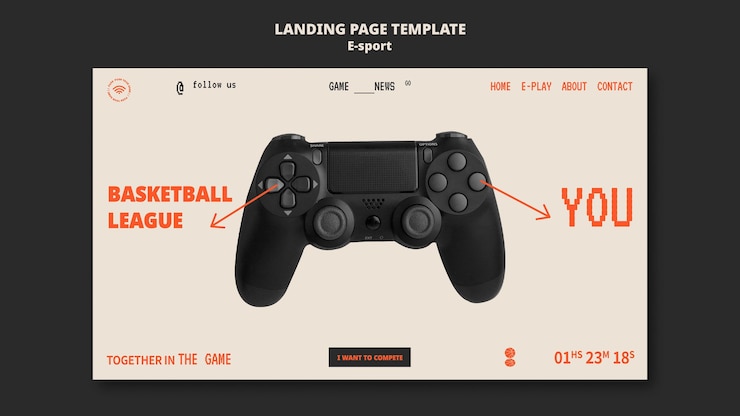 PSD gratuito design del modello di pagina di destinazione dell'esportazione