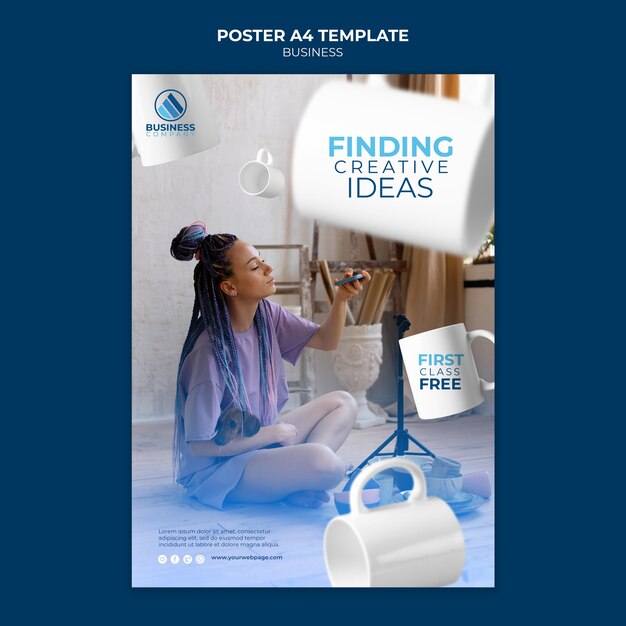 Design del modello di poster aziendale