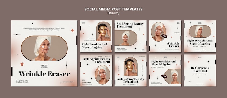 PSD gratuito design del modello musicale del post di instagram