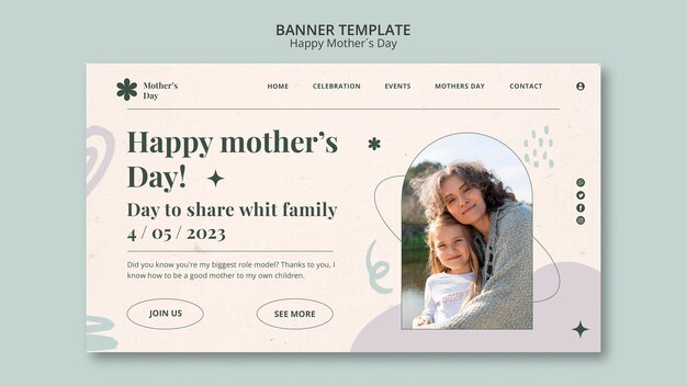 Design del modello per la festa della mamma
