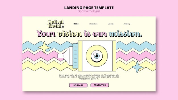 Design del modello per oftalmologo