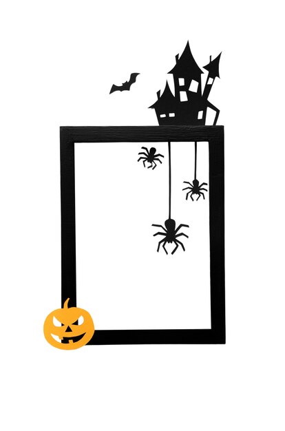 Design del telaio di Halloween isolato
